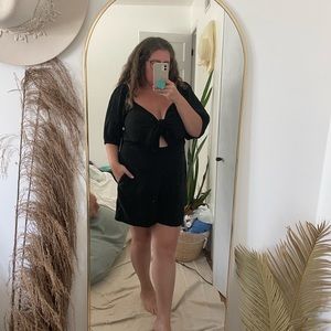 Brand new Eloquii black romper